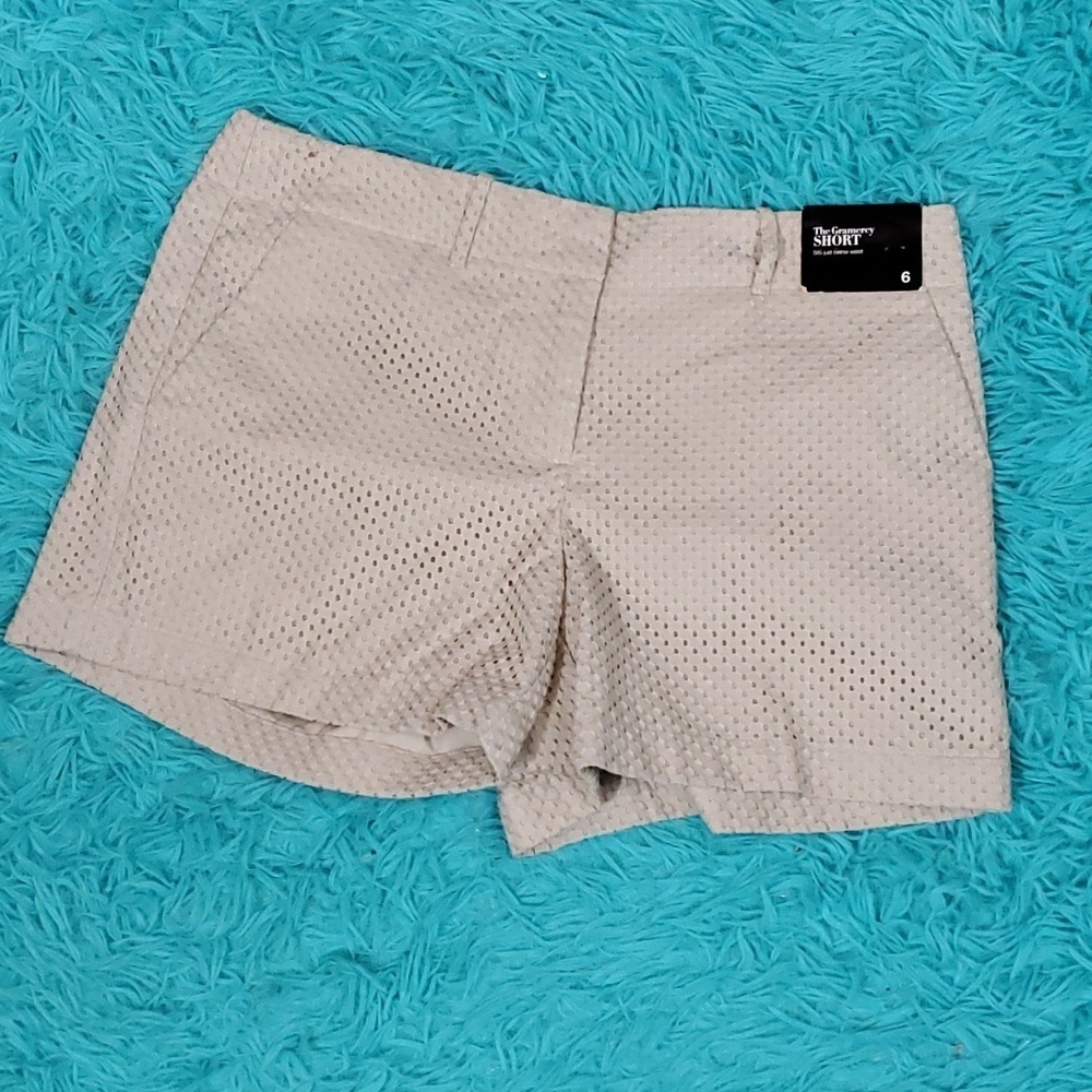 New York Co Gramercy Eyelet Just Below The Waist Shorts NWT